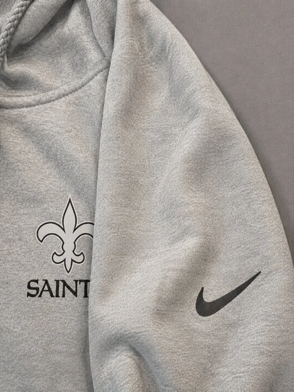 Nike New Orleans Saints Gray Full-Zip Hoodie NWT – Men’s L